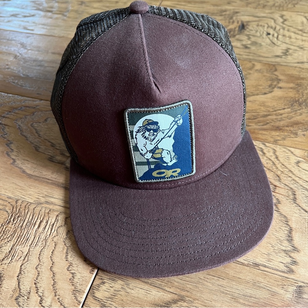 Outdoor Research Squatch Trucker Lo Pro Snap Back Hat Brown